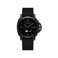 ITouch Connected Hybrid Smartwatch Fitness Tracker, 44mm - Black Case With Black Silicone Strap