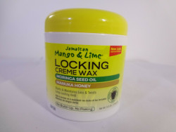 Jamaican Mango & Lime Locking Crème Wax Moringa Seed Oil Manuka Honey 5.5oz{HB-J