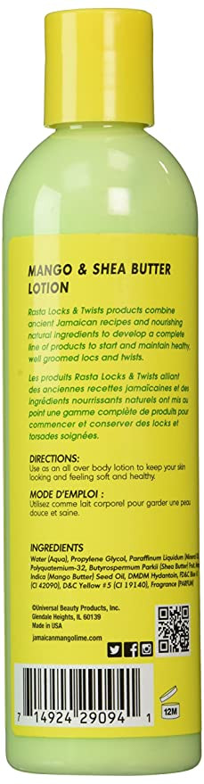 Jamaican Mango & Lime Mango & Loción de manteca de karité 8 Oz