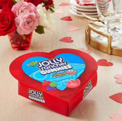 JOLLY RANCHER, Assorted Fruit Flavored Gummies Candy, Valentine's Day Gift, 6.8 Oz, Heart Box