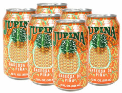 Jupina Pineapple Soda, 12 fl oz