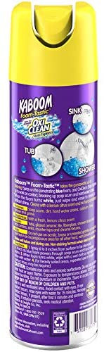 Kaboom Foam-Tastic Bathroom Cleaner with OxiClean, Citrus 19oz.