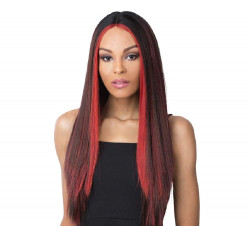 Kahlo - Peluca De Encaje Sintético Con Centro Profundo, 1