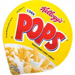 Kellogg's Corn Pops Cold Breakfast Cereal Cup, Original, 1.5 Oz, Cup