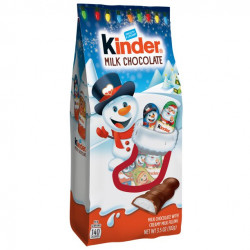 Kinder Milk Chocolate Holiday Mini Figures, Great for Holiday Stocking Stuffers