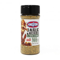 Kingsford Garlic & Herbs All Purpose Seasoning Rustic Tuscan Style By Badia