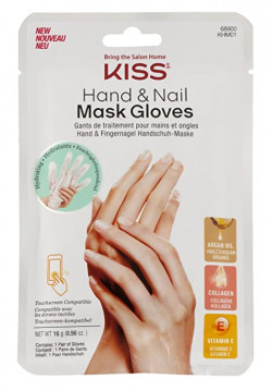 Kiss| Hand & Nail Mask Gloves | 0.56 Oz