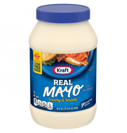 Kraft Real Mayo Creamy & Smooth Mayonnaise, 30 Fl Oz Jar