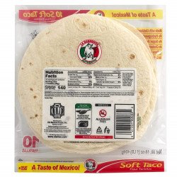La Banderita® Soft Taco | 8" Flour Tortillas | 16 oz