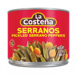 La Costena Green Pickled Serrano Peppers