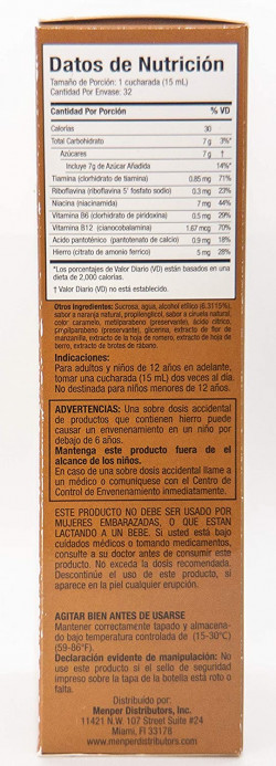 La Dra. Miller Vegetable Compound with Iron and Vitamins Dietary Supplement, 16 fl oz