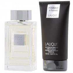 Lalique Hommage A L'Homme Gift Set 2 Pc EDT 3.3 oz 100 ml