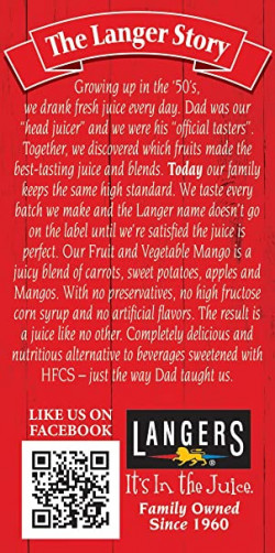 Langers Fruit and Vegetable Juice Mango Peach