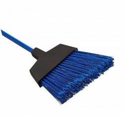 Large Angle Broom with Wooden Handle