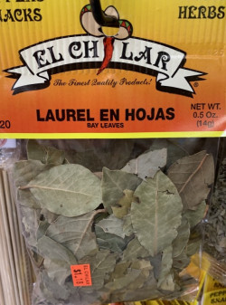 Laurel En Hojas | Bay Leaves | El Chilar |0.5 Oz