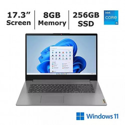 Lenovo IdeaPad 3 Laptop, Intel Core I5-1135G7 Processor, 8GB Memory, 256GB SSD