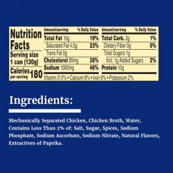 Libby's Chicken Vienna Sausage, 4.6 oz Can