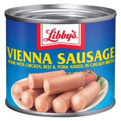 Libby's Vienna Sausage Made With Chicken, Beef, Pork, Added In Chicken Broth, 5 0z