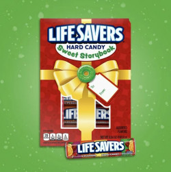 Life Savers 5 Flavors Christmas Hard Candy Storybook Gift Box