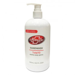 Lifebuoy Hand Wash Total 10, Washes Away Germs 16.9 Oz