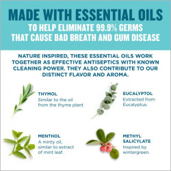 Listerine Cool Mint Antiseptic Mouthwash, Bad Breath & Plaque | 250 ml