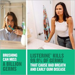 Listerine Freshburst Antiseptic Bad Breath Mouthwash, Spearmint | 250 ml