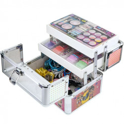 L.O.L Surprise! Townley Girl Train Case Cosmetic Makeup Set, Pretend Play Toy and Gift for Girls