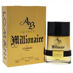 Lomani AB Spirit Millionaire Eau De Toilette, Cologne For Men, 3.3 Oz