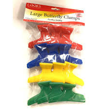 Looks Colorful Butterfly Large Hair Clamps