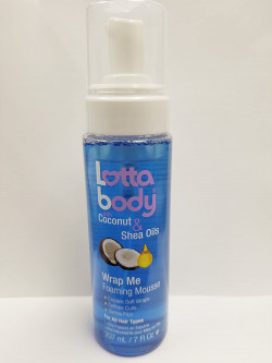 Lottabody With Coconut & Shea Oils Wrap Me Foaming Mousse 7 Oz