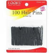 LQQKS | 100 Hair Pins | Black