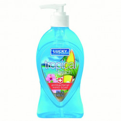 Lucky Super Soft Mermaid Liquid Soap, Anti-Bac., Tropical Beach, 13.5 Oz