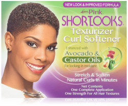 Luster's Pink Shortlooks Texturizer Curl Softener, One Complete Application Kit