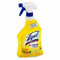 Lysol Disinfectant All Purpose Cleaner Lemon Breeze Scent 32 Oz 946 Ml