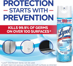 Lysol Disinfectant Spray, Sanitizing and Antibacterial Spray 19 Fl. Oz