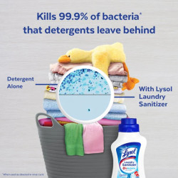 Lysol Laundry Sanitizer Crisp Linen 90 oz Eliminates Odors and Kills Bacteria