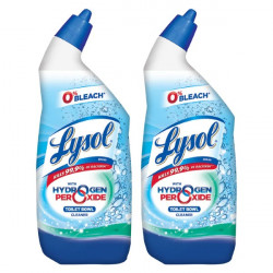 Lysol With Hidrogen Peroxide Toilet Bowl Cleaner Ocean Fresh 24 Oz "2-PACK"