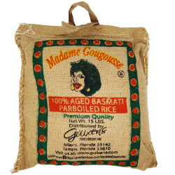 Madame Gougousse Aged Basmati Parboiled Rice 15 LBS