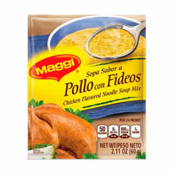 Maggi Sopa De Pollo Con Fideos 2.11 Oz
