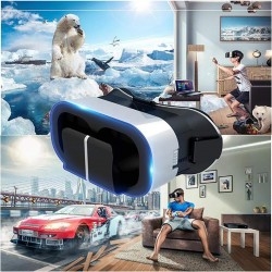 Gonikm 3D VR Headset Helmet Goggles For IPhone Android