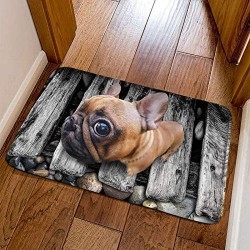 IEnkidu Modern Cute 3D Animal Print Square Shape Non-Slip Home Mat Bathroom Entry Rugs Carpet Mat Puzzle Play Mats
