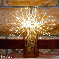 EAMBRITE 3PK 8” Diameter LED Fairy Starburst Branch Light With 180 Warm White Decorative Home Xmas Wedding