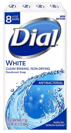 Dial Antibacterial Deodorant Soap | 4 Ounce (Pack Of 8) Bars