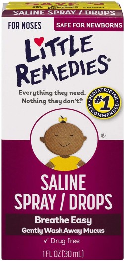Little Remedies Saline Spray And Drops | 1 Fl Oz (Pack Of 4)