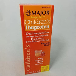Major Children's Ibuprofen Liquid, Berry,