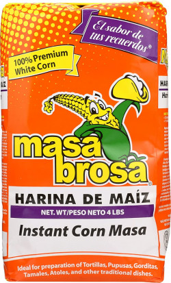 Masa Brosa Instant Corn Masa 4.4lb | Harina De Maíz 2kg (Pack Of 01)