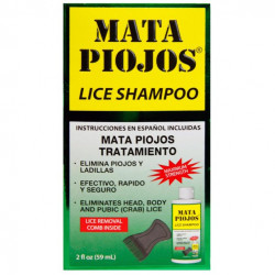 MATA Piojo Shampoo Lice Treatment 2 Oz - Shampoo Para Piojos Pack Of 1