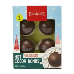 Maud Borup 4pk Milk Chocolate Hot Cocoa Bombs