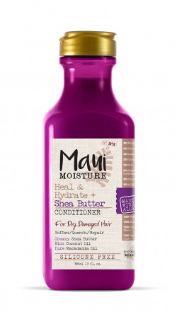 Maui Moisture Heal & Hydrate + Shea Butter Conditioner To Repair & Deeply Moisturize Tight Curly Hair With Coconut & Macademia Oils, Vegan, Silicone, Paraben & Sulfate-Free, 13 Fl Oz