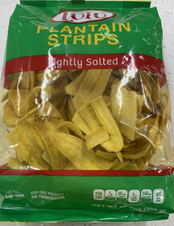 LuLu | Plantain Strips| Lightly Salted | 12.3 0z